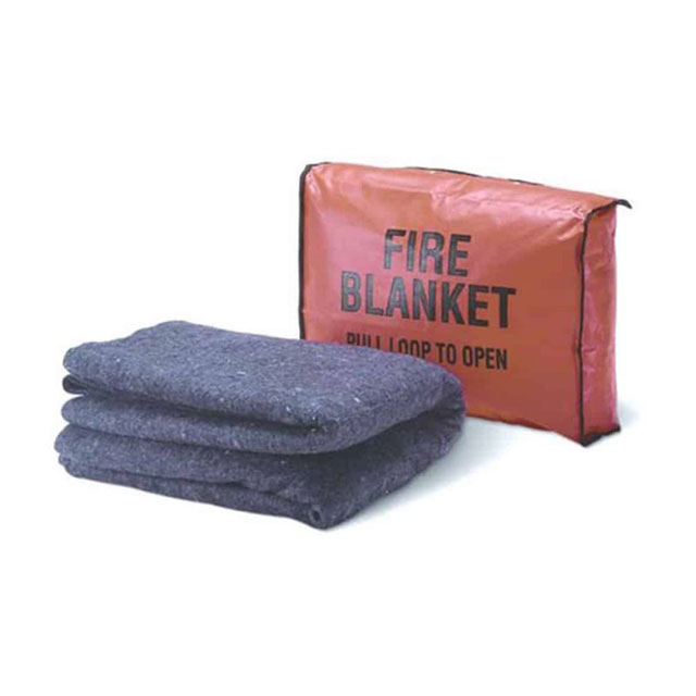 Fire Blanket with Fire Blanket Cover by American Family Safety